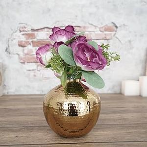 Vase à fleurs en métal impressionnant pour la maison hôtel et restaurants couleur argent métal table fleur vase décoratif accessoires de décoration pour la maison - Product Image 3