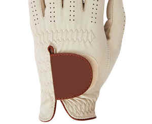 Gants de golf sur mesure OEM à doigts entiers en cuir Cabretta véritable et PU, protection UV, ajustés pour hommes, pour le sport, vente en gros - Product Image 4