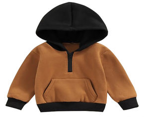 Service OEM Veste en coton polyester de haute qualité avec impression personnalisée Sweats à capuche décontractés pour enfants réversibles Top dix fournisseurs du Bangladesh - Product Image 3