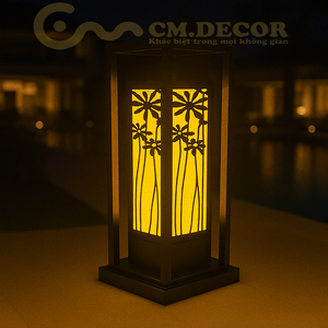 DNT.004.01 Lámpara de Jardín Premium con Cuerpo de Hierro y Fuente de Luz LED - Product Image 4