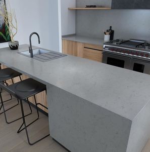 Best Sell Monrtana <b>Black</b> Carrara 2cm 3cm Polished Quartz Slab Kitchen Countertop For Bulk Commercial Construction Use - Product Image 3