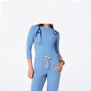 Camisetas de Enfermería Personalizadas con Logotipo, Tejidas, 100% Algodón, Transpirables, Cómodas, Unisex, para Uso Hospitalario - Product Image 1