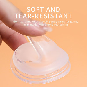 Empêcher les coliques et anti-étouffement Sucette à large bouche Bouteille de lait en silicone de qualité alimentaire avec mamelon pour bébé sans BPA - Product Image 5