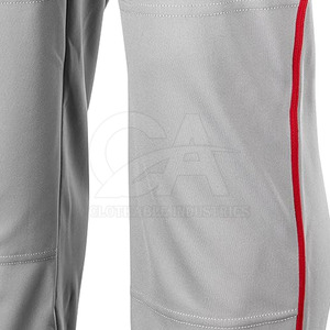 กางเกงเบสบอลแบบเย็บตะเข็บสำหรับเล่นกีฬากางเกงเบสบอลออกแบบให้คุณออกแบบเอง - Product Image 3