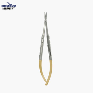 Porte-aiguilles de microchirurgie manuel de marque personnalisée - Castroviejo 16 cm droit 30 positions de mâchoires Approuvé CE ISO Garantie 1 an - Product Image 1