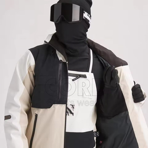 Chaqueta de esquí impermeable de invierno cálida personalizada para hombre, chaqueta de Snowboard transpirable, ropa de nieve a prueba de viento, Abrigo con capucha - Product Image 4