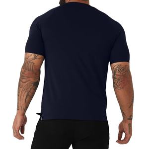 Camiseta con logotipo personalizado 100% algodón orgánico camiseta ligera para hombres camisetas casuales de alta calidad 2026 - Product Image 2