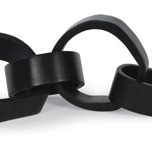 Chain Design Sculpture for Home & Office <b>Decor</b> <b>Black</b> Coated Premium Quality of Unique Design Handcrafted Table <b>Decor</b> From India - Product Image 3