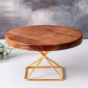 Premium Quality Antique Design Wooden <b>Cake</b> <b>Stand</b> <b>for</b> Easy Serving at Buffets and Celebrations Available <b>for</b> <b>Sale</b> - Product Image 6