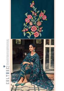 ชุดผ้าไหมอินเดียแบบดั้งเดิมสำหรับผู้หญิงทำจากผ้าไหมสีสดใสชุดแฟชั่นจากนักออกแบบ - Product Image 6