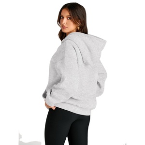 Sudadera con Capucha Extra Grande para Mujer, 350GSM, Estilo Casual Holgado, Estilo Urbano de Verano, Fabricante de Fábrica con Etiqueta Privada OEM Personalizada - Product Image 4