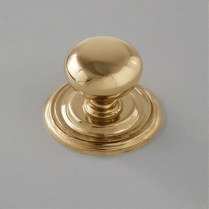 TwistLeaf Grip <b>Victorian</b> Bloom Handcrafted Brass Door Knob Elegant Antique Finish for Classic <b>Wooden</b> Doors for Hotels Apartments - Product Image 1