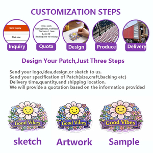 Custom Animal Velcro Heat Transfer Embroidery Tiger Hat Cloth Patches Jacket Chenille Jeans Caps Patches Iron on