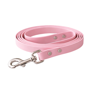 Laisse pour chien rose en polyester durable avec mousqueton pivotant et poignée confortable pour les promenades quotidiennes - Product Image 3