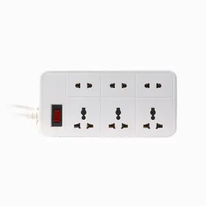 Rang Dong Universal IP21 Power Strip with Six Outlets Ensure Electrical Safety