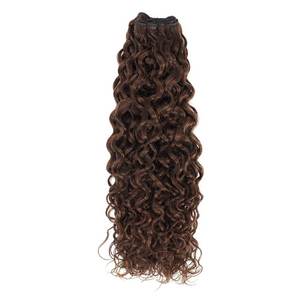 ผมต่อแบบ Remy Hair Egg Curl สีน้ำตาลเกาลัด 3B ขนาด 8-28 นิ้ว # 4 เวฟท์ - Product Image 1