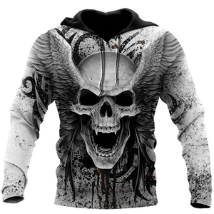Sweat à capuche imprimé par sublimation 3D Anime Oversize Pullover Washed Polyester Men Male Streetwear Sublimation Sweatshirt Hoodies - Product Image 2