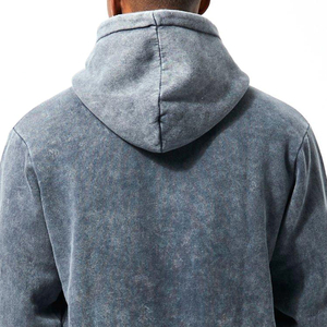 Logo personnalisé survêtement pour hommes survêtement survêtement unisexe ensemble de jogging sweats à capuche vintage délavés à l'acide survêtements OEM - Product Image 5