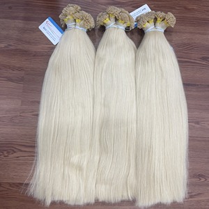 Extensions de cheveux à pointe plate prix usine 100% cheveux humains vietnamiens cheveux à pointe de kératine pré-collés - Product Image 4