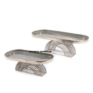 Ensemble de deux bols à chocolat avec couvercle en métal forme ronde bol doux design arabe nouveau bol à chocolat - Product Image 6