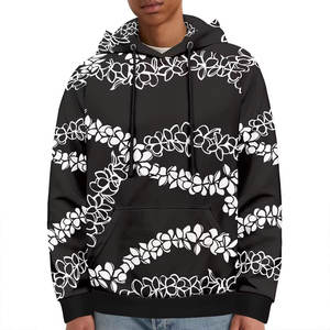 Hip Hop Hoodies Hommes Blanc Diverses Couleurs 100% Coton À Capuche Streetwear Surdimensionné Coton Thermique Lourd Hoodies - Product Image 1