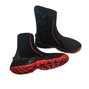 Commercio all'ingrosso 5MM suola durevole Wading Diving Boots in Neoprene scarpe <span class=keywords><strong>da</strong></span> acqua calda Anti-scivolo tuffi stivaletti con cerniera - Product Image 2