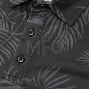 2024 nouveau Style hommes pour Polo 100% coton doux respirant séchage rapide à manches courtes tricoté 260 grammes imprimé motif - Product Image 4