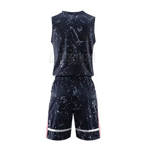 Meilleures ventes uniformes de basket-ball à manches courtes tissu respirant confortable avec prix de marque privée du fabricant - Product Image 2