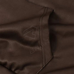 Nouveauté Sweat à capuche surdimensionné léger de haute qualité avec impression de logo personnalisé en polaire pour hommes - Product Image 4