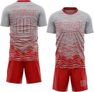 Equipo personalizado del jersey del fútbol del uniforme del fútbol del OEM con la ropa deportiva del equipo del nombre y del número hecha por el fabricante - Product Image 4