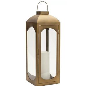 โคมไฟเทียนอลูมิเนียมหล่อสไตล์โมร็อกโกโคมทองสำหรับบ้านคริสต์มาสและงานแต่งงานโคมไฟโต๊ะตกแต่งคริสต์มาส - Product Image 1