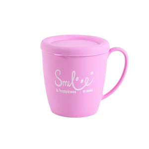 Dustproof Covered <b>Plastic</b> Mug with Lid Reusable Colorful Kids <b>Drinking</b> <b>Cup</b> Handle Water Tea Mug Family Kitchen Dining - Product Image 3