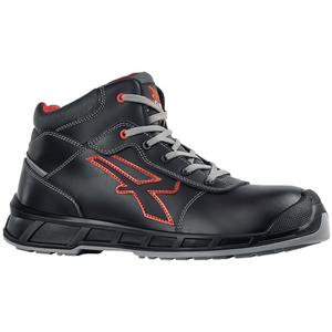Botas de Seguridad Sting Talla 42 W.11 Negro-Rojo S3S CI FO SR ESD, Calzado de Seguridad Cómodo y Seguro - Product Image 2