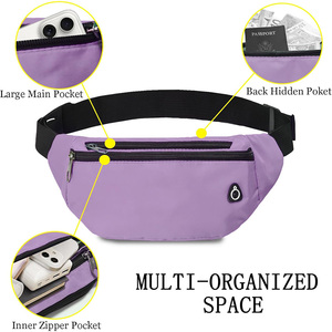 <span class=keywords><strong>Marsupio</strong></span> Multi-tasca con cinturino regolabile in Nylon impermeabile abilitato per il GPS personalizzato per le avventure di viaggio all'aperto delle donne degli uomini - Product Image 3