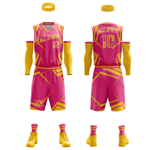 Vêtements de basket-ball d'été personnalisés, maillot de sport respirant à séchage rapide avec short de basket-ball d'été BSCI, vêtements à sublimation - Product Image 2