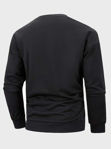 เสื้อสเวตเชิ้ตผู้ชายทรงปกติ คุณภาพสูง สไตล์สตรีทแวร์ ขายส่ง เสื้อผ้าลำลองผ้าฝ้าย - Product Image 4