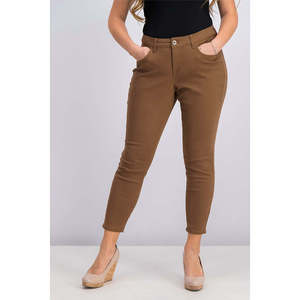 Jeans Skinny da Donna Style Co, Vestibilità Curvy, Traspiranti, in Denim, con Decorazione a Bottoni, Pantaloni a Sigaretta Semplici, Taglia 6 Petite - Product Image 1