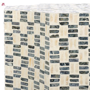 เก้าอี้เปลือกหอยมุกทำมือแบบเป็นมิตรต่อสิ่งแวดล้อม ขายส่ง เฟอร์นิเจอร์ตกแต่งด้วยงานฝังเปลือกหอย สำหรับโครงการตกแต่งภายในสุดหรู - Product Image 3