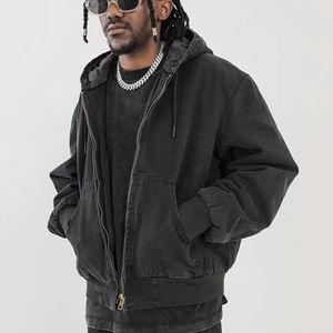 Nouveau design sweat à capuche zippé pour hommes pull polaire sweats à capuche surdimensionnés - Product Image 4