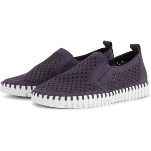 Sneaker Navy Ilse Jacobsen Taglia 10US Tulip Slip-On con Fodera Traspirante in Tessuto - Product Image 3