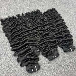 ผมต่อแบบชาวพม่าผมหยิกหลวมผมคนแบบทอจากเวียดนาม - Product Image 4