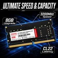 Module de mémoire RAM pour ordinateur portable SHARETRONIC 8 Go DDR4 3200 MHz SODIMM 260 broches CL22 1,2 V – Amélioration de la mémoire pour ordinateur portable