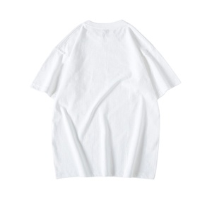 300gsm ผ้าฝ้าย100% มี7สีสำหรับผู้ชายและผู้หญิงปรับแต่งได้เสื้อยืดลำลอง300 GSM เปล่า - Product Image 3