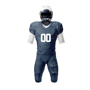Conjunto de uniformes de fútbol americano de alta calidad, ropa deportiva hecha de poliéster, conjunto de uniformes de fútbol americano con diseño de sublimación - Product Image 1
