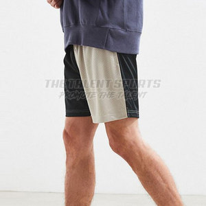 Pantalones Cortos Deportivos de Malla Transpirable para Hombre, Estilo Casual, de Tela No Tejida, de Secado Rápido, con Logotipo Personalizado, para Venta en Línea - Product Image 4