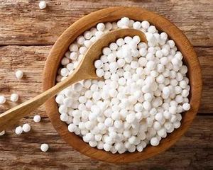 เมล็ดต้นสาคูจากอินเดีย topiaco สีขาวธรรมชาติ - Product Image 2