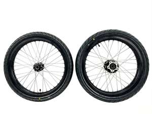 Ensemble de roues universelles Supermoto JFG Surron Light Bee, moyeu usiné CNC, jante en aluminium, pneu CST Street, pièces de conversion pour moto tout-terrain - Product Image 2