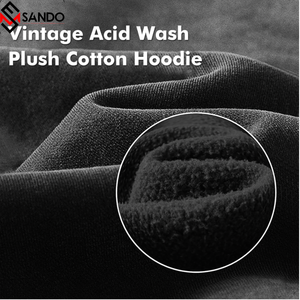 ชุดฟิตเนสมีฮู้ดและสเวตเชิ้ตผ้าคอตตอน420กรัมผ้าฟลีซแบบถัก - Product Image 4