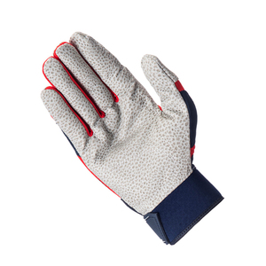 Guantes de Bateo de Béisbol y Sóftbol para Adultos, de Poliéster, con Puño Largo, Cierre de Correa Ambidiestro, para Entrenamiento, Azul y Negro, de Secado Rápido y Ligeros - Product Image 5