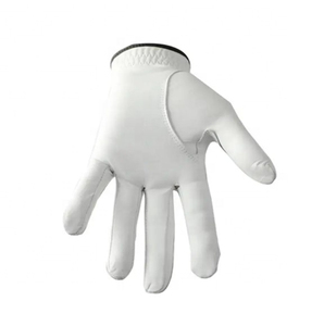 Hombres mano izquierda logotipo personalizado magnético bola marcador Golf guante Real piel de oveja guantes de cuero - Product Image 4